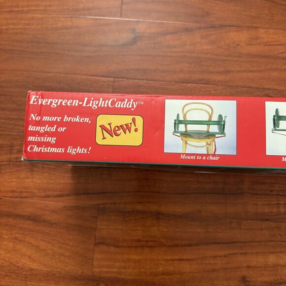 Brand New Vintage Evergreen Light Caddy Storage‎ Christmas Light Strand Holder - Picture 14 of 16